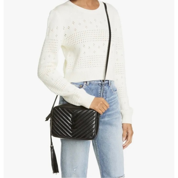 ❌❌SOLD❌❌ New Saint Laurent Lou Camera Bag Black - Picture 10 of 10